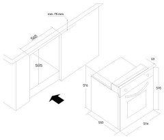 Электрический духовой шкаф Oasis D-SN6