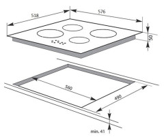 Электрическая варочная панель Hansa BHC 66906
