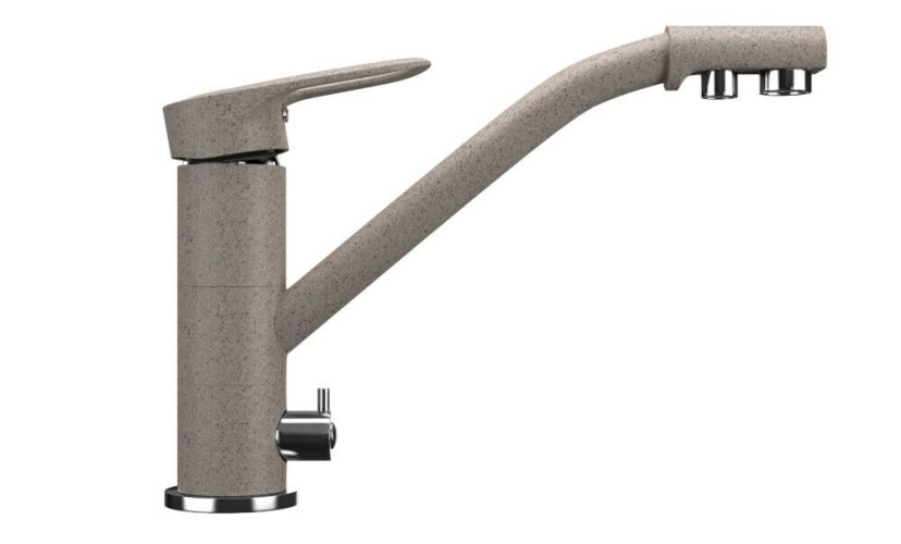 Смеситель для кухни Ulgran U-010 U-010-302 песочный