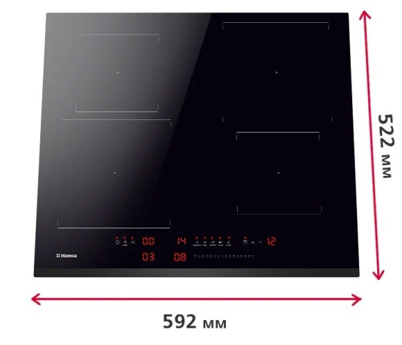 Индукционная варочная панель Hansa BHI67116