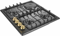 Комбинированная варочная панель LebenHoff ОМ6031 Retro Black