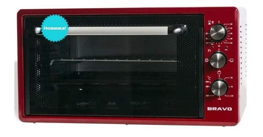 Мини-печь Bravo FO-381BR
