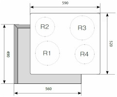 Электрическая варочная панель Lex EVH 640 WH