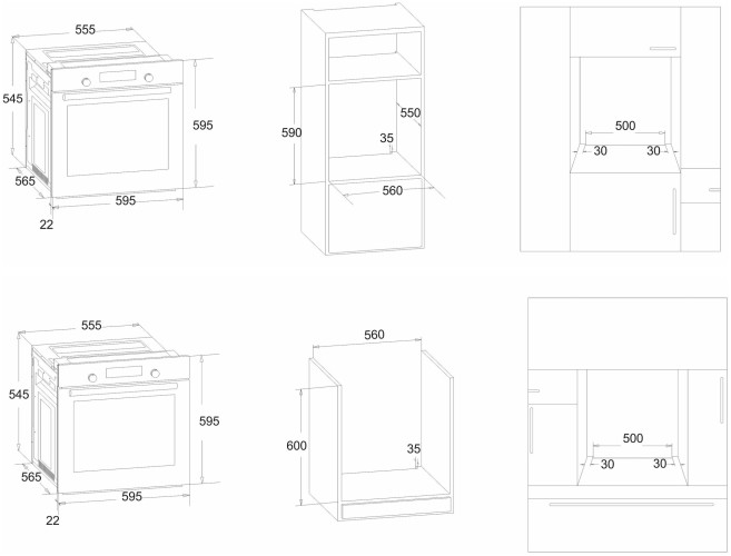 Электрический духовой шкаф Simfer B6EB56016