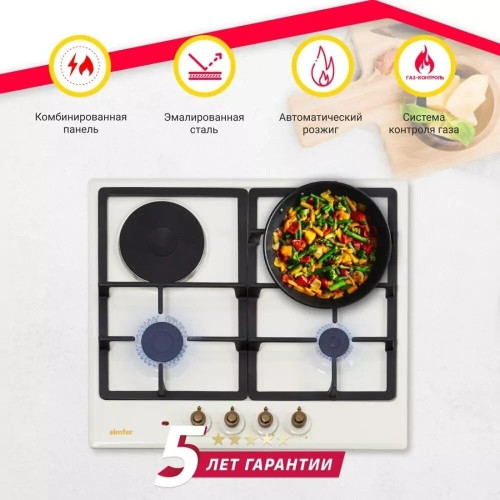 Комбинированная варочная панель Simfer H60V31O522
