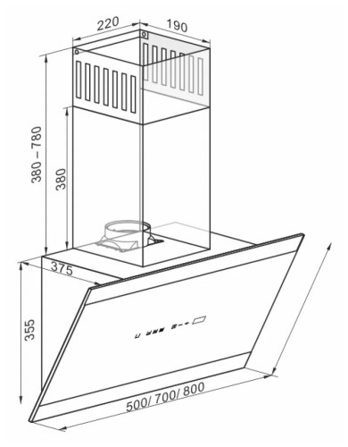 Кухонная вытяжка Kaiser AT-8435 Eco