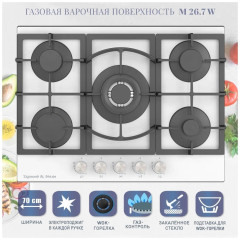 Газовая варочная панель Zigmund&amp;Shtain M 26.7 W