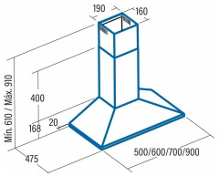Кухонная вытяжка Cata V 500 WH