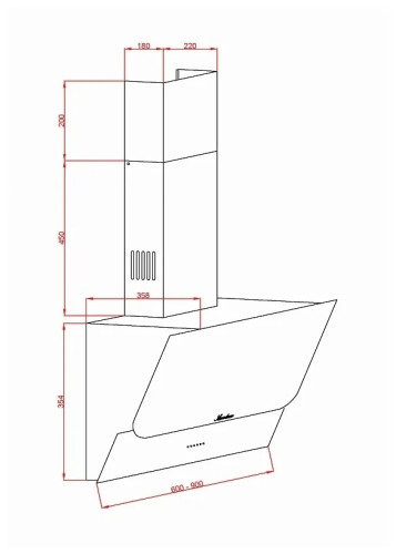 Кухонная вытяжка MONSHER Town S 60 W