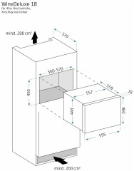 Винный шкаф Caso WineDeluxe E 18