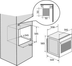 Электрический духовой шкаф Brandt BOH7532B