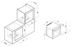 Электрический духовой шкаф Fornelli FET 45 Rispetto WH