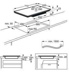 Индукционная варочная панель Electrolux EIV 734