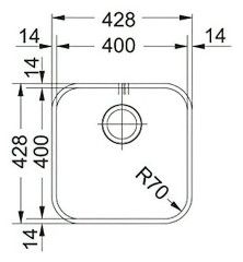 Кухонная мойка Franke FEX 110-40 122.0689.807