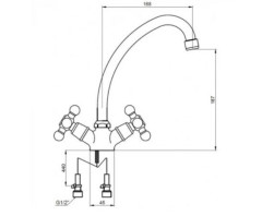 Смеситель для кухни Kaiser Carlson Lux 11062