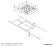 Газовая варочная панель Korting HGG 6734 CTN