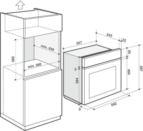 Электрический духовой шкаф Brandt BOH1224X