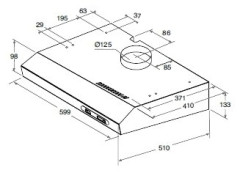 Подвесная вытяжка Indesit 7H H 161 IX