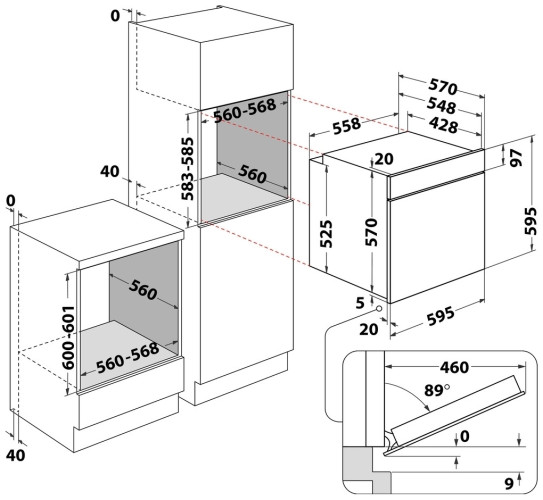 Газовый духовой шкаф Hotpoint-Ariston GA2 124 IX HA