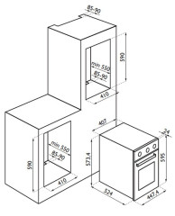 Электрический духовой шкаф Ardesia HSN 060 WC