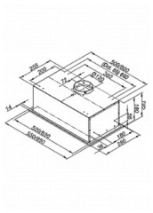 Встраиваемая вытяжка MAAN Solo Bis 85