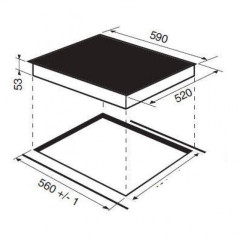 Индукционная варочная панель Hotpoint-Ariston KIS 644 DDZ S