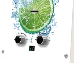 Газовый проточный водонагреватель Ballu GWH 10 Fiery Glass Lime