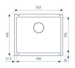 Кухонная мойка Zigmund &amp; Shtain Integra 500 млечный путь
