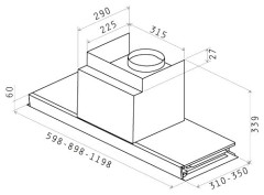 Встраиваемая вытяжка Elica Filo IX/A/90
