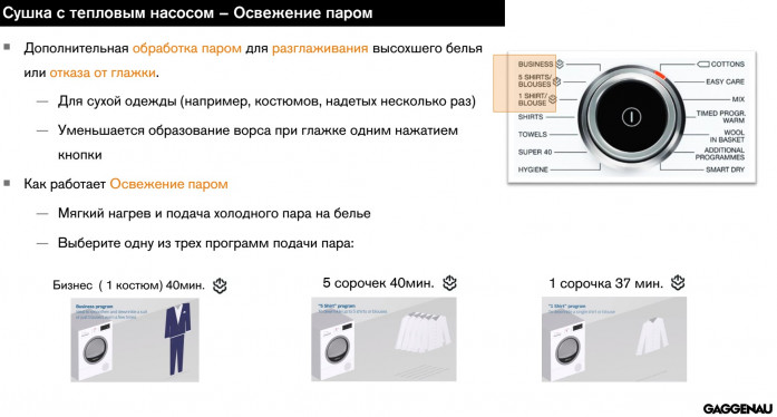 Сушильная машина Gaggenau WT260110