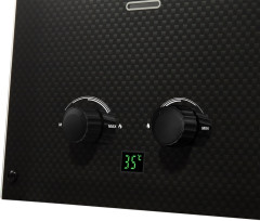 Газовый проточный водонагреватель Ballu GWH 10 Fiery Glass Carbon