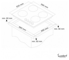 Газовая варочная панель LuxDorf H60Q40L450