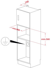 Встраиваемая микроволновая печь Teka ML 820 BI Black SS 40584201