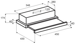 Встраиваемая вытяжка Zigmund&amp;Shtain K 005.41 B
