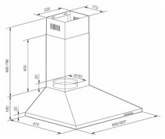 Кухонная вытяжка GRAUDE DHP 50.0 S