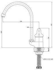 Смеситель для кухни Kaiser Athlete 19044