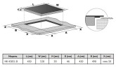 Электрическая варочная панель Korting HK 43051 B