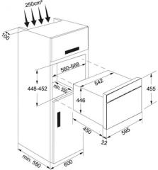 Встраиваемая микроволновая печь Franke FMW 380 CL G GF графит