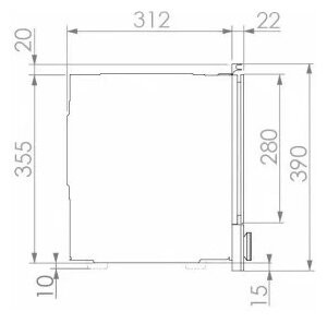 Встраиваемая микроволновая печь PANDO PHM 950