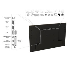 Телевизор AVEL AVS240WS, Black