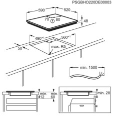 Индукционная варочная панель Electrolux EIB60420CK