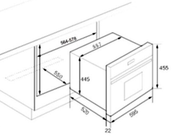 Электрический духовой шкаф Jacky's JO EI35MW