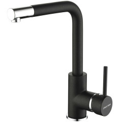 Смеситель для кухни Paulmark HONNER гранит, черный металлик