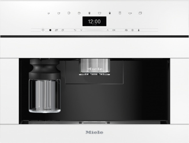 Встраиваемая кофемашина Miele CVA 7440 Brilliant White, бриллиантовый белый