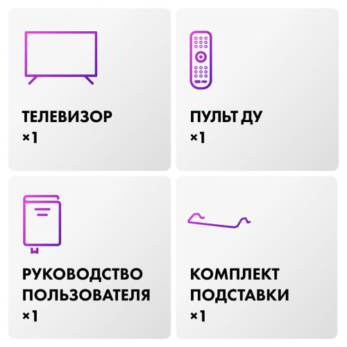 Телевизор EVO tv 32 Black