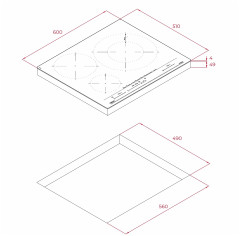 Индукционная варочная панель Teka IZC 63630 MST Black