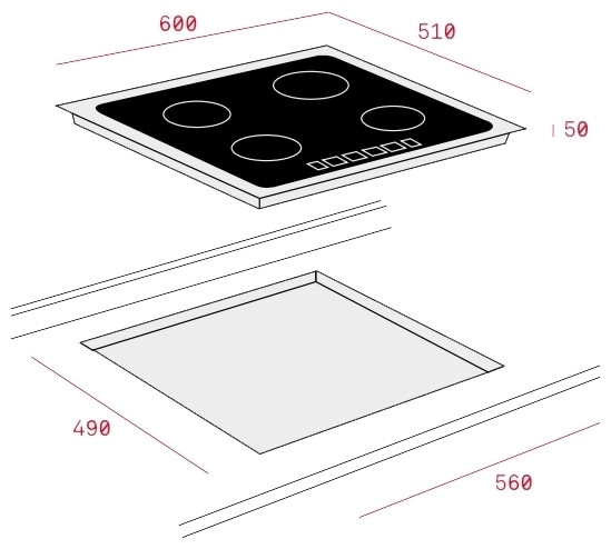 Индукционная варочная панель Teka IZF 6424
