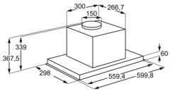 Встраиваемая вытяжка Electrolux LFP 536 X