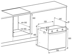 Электрический духовой шкаф KUCHE AGM 167 I