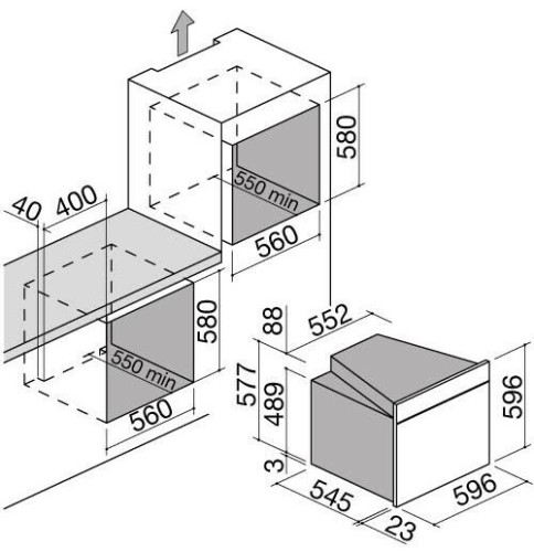 Электрический духовой шкаф Barazza 1FEVSP satin stainless steel